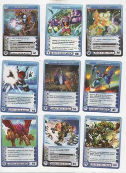 Chaotic lot #010. Lot of 10 Overworld creature cards. All MAX Energy - Image 1