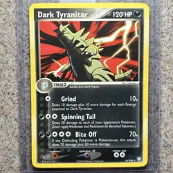 Pokemon Dark Tyranitar 19/109 EX Team Rocket Returns 120 HP CLEAN Card - Image 1