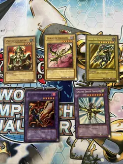 YuGiOh Lot Celtic Guardian Flame Swordsman Gaia Dragon Champion Super Ultra LOB - Image 1