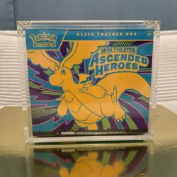 Pokemon Mega Evolution Ascended Heroes Elite Trainer Box Sealed Protective Case - Image 1
