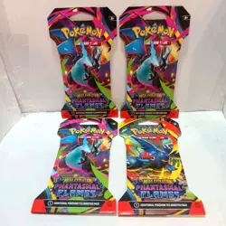 Pokemon Phantasmal Sleeved Booster Pack Lot Of 4 Sealed - Image 1