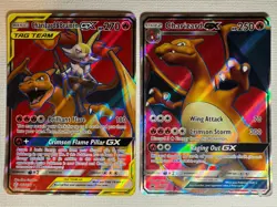 Pokemon TCG Charizard & Braixen/ Charizard GX Promo Bundle - Image 1