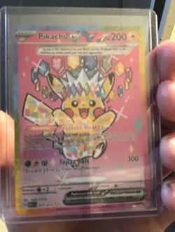 Pokemon Pikachu ex 277/217 SIR Special Illustration Rare Ascended Heroes - Image 1
