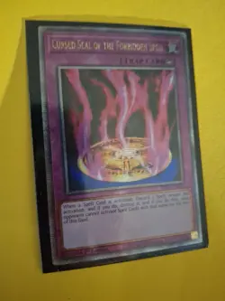 YuGiOh CURSED SEAL OF THE FORBIDDEN SPELL Quarter Century Secret RA03-EN076 N.M - Image 3