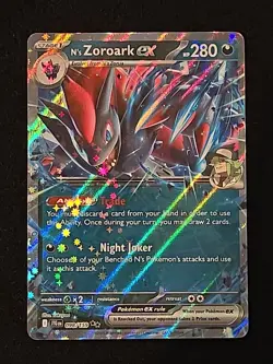 Pokemon TCG - N's Zoroark ex 098/159 Double Rare - Journey Together - English - Image 1