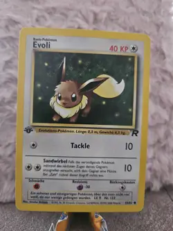 Evoli TR 55/82 - 1 Edition - Team Rocket Set 2000 Vintage Pokemon Karte NM - Image 1