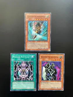 Yugioh Gearfried The Swordmaster Gearfried The Iron Knight Release Restraint DMG - Image 1