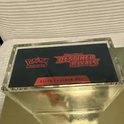 Pokemon Destined Rivals Elite Trainer Box Factory Sealed w/ Protective Case - Image 4