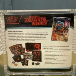 Pokemon Destined Rivals Elite Trainer Box Factory Sealed w/ Protective Case - Image 5