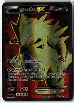 Tyranitar EX ⭐ 91/98 Holo Ultra Rare Ancient Origins 2015 Pokemon NM/LP - Image 1