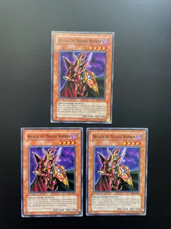 Yugioh Breaker The Magical Warrior SD6-EN009 1st Edition Common Damaged X3 - Image 1