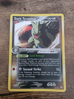 Dark Tyranitar EX Team Rocket Returns) 20/109 Deck Exclusives Holo Pokemon Swirl - Image 1