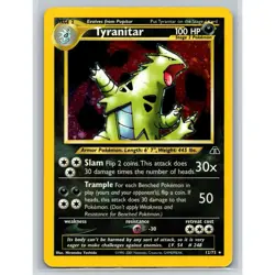 Tyranitar 12/75 Neo Discovery Holo Rare Pokemon - Image 1