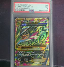 Pokemon M Rayquaza EX 98/98 XY Ancient Origins Ultra Rare Holo Full Art PSA 7 - Image 1
