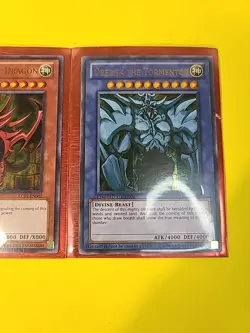 YuGiOh EGYPTIAN GODS CARDS OBELISK SLIFER RA Legendary 25th Anniversary LC01 - Image 4