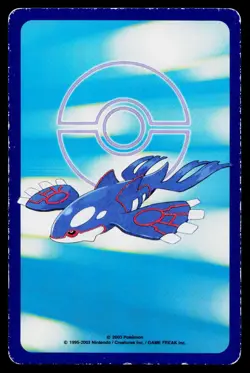 Torchic Ace of Diamonds Kyogre Deck Playing Card Heavily Played - Image 2