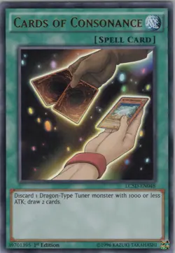 Cards of Consonance NM #2 1st LC5D Legendary Collection 5D's Yugioh - Image 1