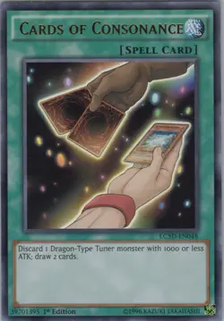 Cards of Consonance NM #3 1st LC5D Legendary Collection 5D's Yugioh - Image 1