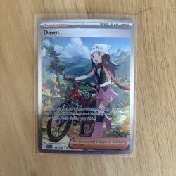 Pokemon Dawn 129/094 Full Art Holo Trainer Card English TCG - Image 1