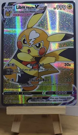 Pikachu Cosplay Libre Wrestler Custom ACG Card Holo Foil Anime 051/055 - Image 1