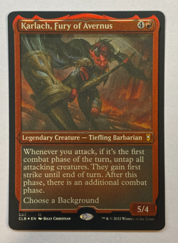 MTG - Karlach, Fury of Avernus - Etched Foil - CL: Battle for Baldur's Gate - Image 1