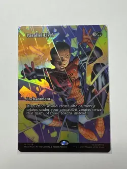 🔥 Parallel Lives (Borderless FOIL!) 0036 - Marvel's Spider-Man MTG NM/M!! - Image 2