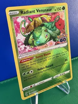Pokemon TCG Radiant Venusaur 004/078 Pokemon Radiant Rare - Near Mint - Image 2