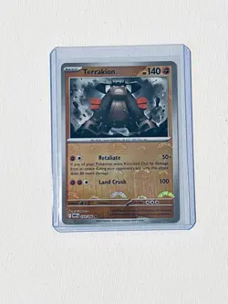 Terrakion Poke Ball #54 Holo Pokemon Sv11W: White Flare Card - Image 1
