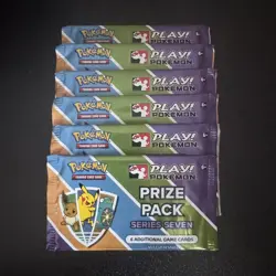 Pokemon Play! Prize Pack Series 7 x6 - New & Sealed - Image 1
