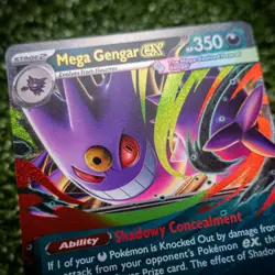 Pokemon Mega Gengar ex 056/094 NM Phantasmal Flames Double Rare Holo - Image 2