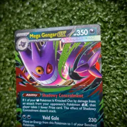 Pokemon Mega Gengar ex 056/094 NM Phantasmal Flames Double Rare Holo - Image 3