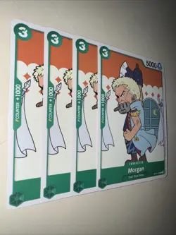 OP12-035 Morgan X4 Playset One Piece Card Game TCG CCG English - Image 2