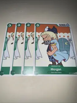 OP12-035 Morgan X4 Playset One Piece Card Game TCG CCG English - Image 4