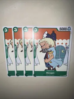 OP12-035 Morgan X4 Playset One Piece Card Game TCG CCG English - Image 5