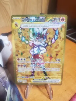 Pokemon Cinderace EX 163 SVP Scarlet & Violet Promo Holo 320 HP - Image 1