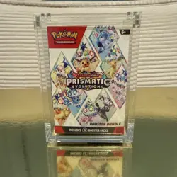 Pokemon Scarlet & Violet Prismatic Evolutions Booster Bundle Sealed w/ Case - Image 1
