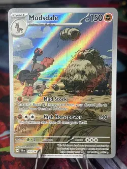Pokemon Mudsdale 175/162 SV05: Temporal Forces Illustration Rare Holo 150 HP - Image 1