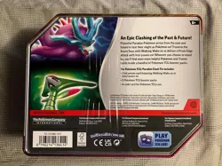 Pokemon Paradox Clash Iron Leaves Tin Promo Sealed New - Image 2