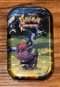 Pokemon Ascended Heroes Mini Tin Zorua & Cramorant New Factory Sealed - Image 1