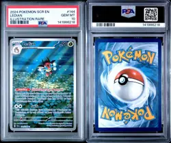 2024 Pokemon SV Stellar Crown SCR EN Ledian Illustration Rare #144/142 PSA 10 - Image 3