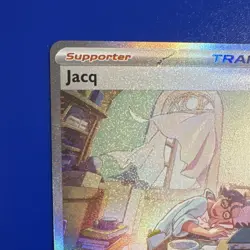 Pokemon Jacq Trainer Supporter Full Art Holo Special Illustration Rare 250/198 - Image 4