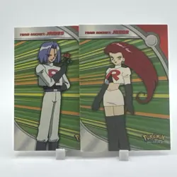 2000 Topps Pokemon TV Series 2 James #HV4 & Jesse #HV2 - Image 1
