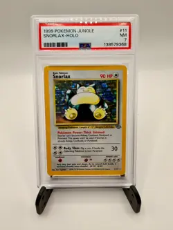 1999 Snorlax-Holo Pokemon Jungle #11 | PSA 7 | Free Shipping! - Image 1