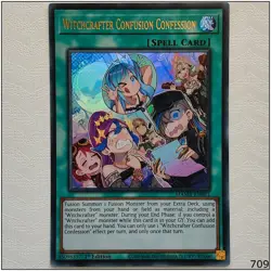 Witchcrafter Confusion Confession - MAMA-EN021 - Ultra Rare 1st Edition Yugioh - Image 1