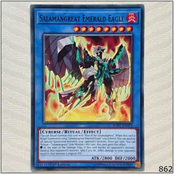Salamangreat Emerald Eagle - SOFU-EN033 - Common 1st Edition Yugioh - Image 1