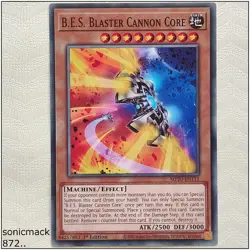 B.E.S. Blaster Cannon Core - MP20-EN111 - Common 1st Edition Yugioh - Image 1