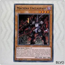 Machina Unclaspare - BLVO-EN027 - Common 1st Edition Yugioh - Image 1