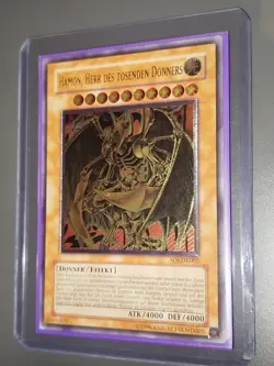 Yugioh! Hamon Lord Of Striking Thunder Ultimate Rare SOI-DE002 Near Mint - Image 2