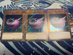 Yugioh Needle Worm Platinum Secret Rare RA04-EN112 x3 - Image 1