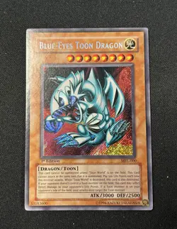 Yugioh Blue-Eyes Toon Dragon MRL-000 Magic Ruler 1st Edition - Image 1